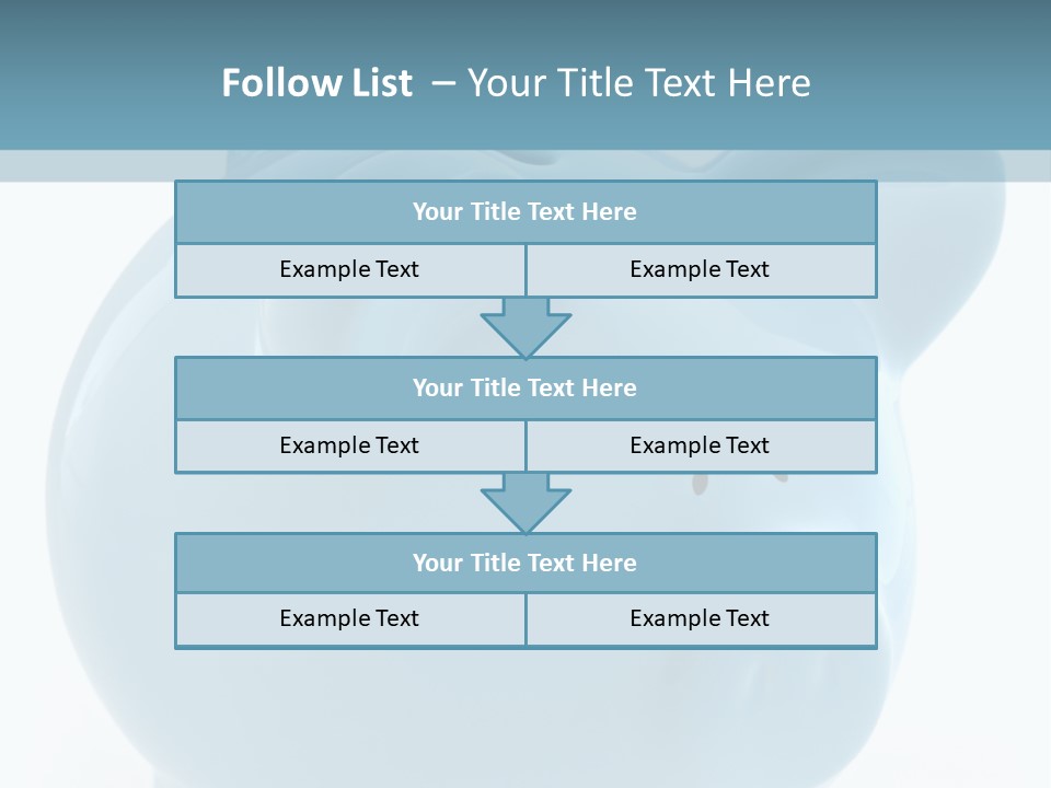 Finance Blue Savings PowerPoint Template