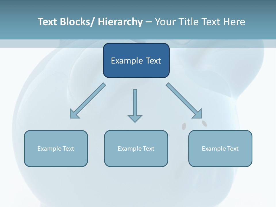 Finance Blue Savings PowerPoint Template