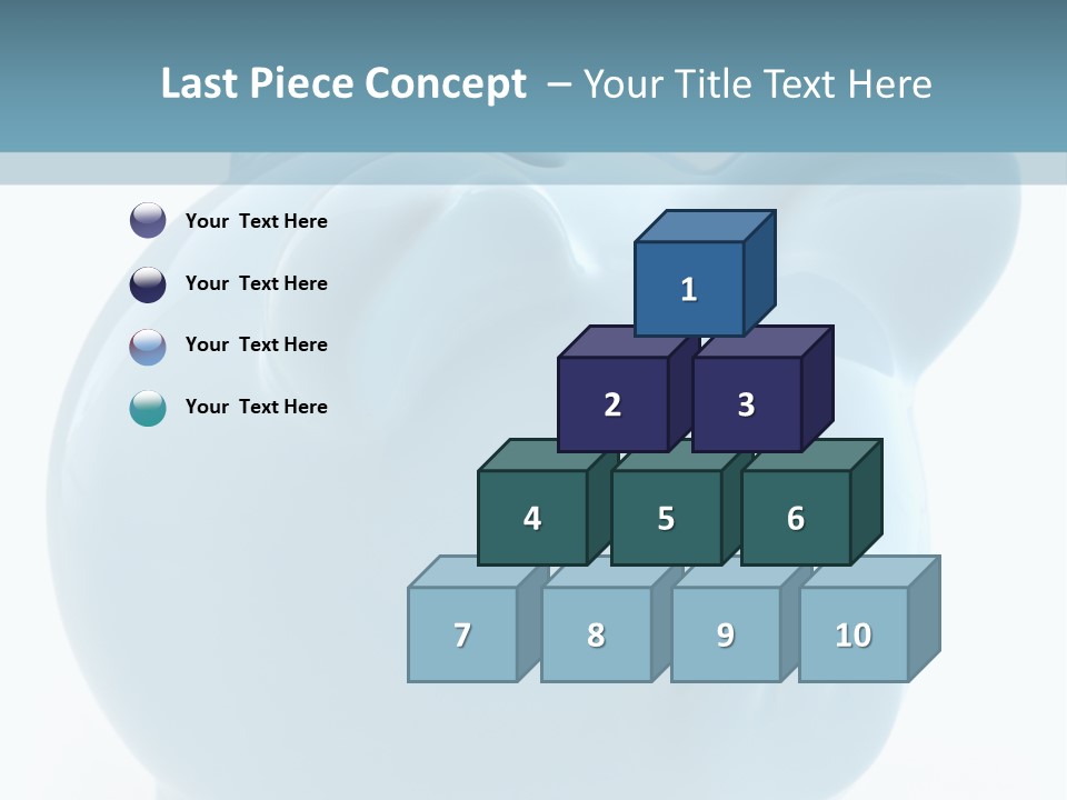 Finance Blue Savings PowerPoint Template