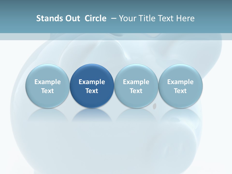 Finance Blue Savings PowerPoint Template