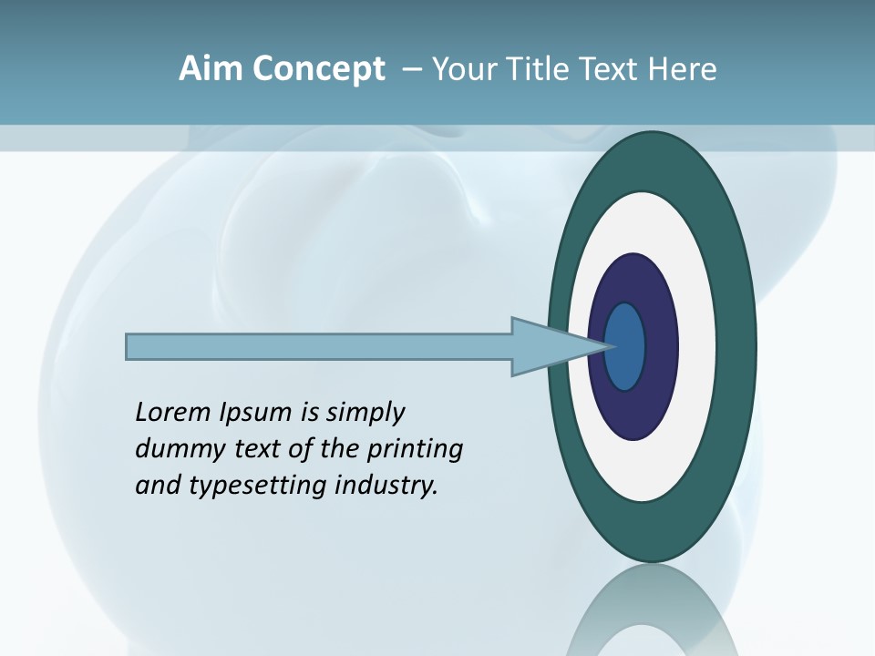 Finance Blue Savings PowerPoint Template