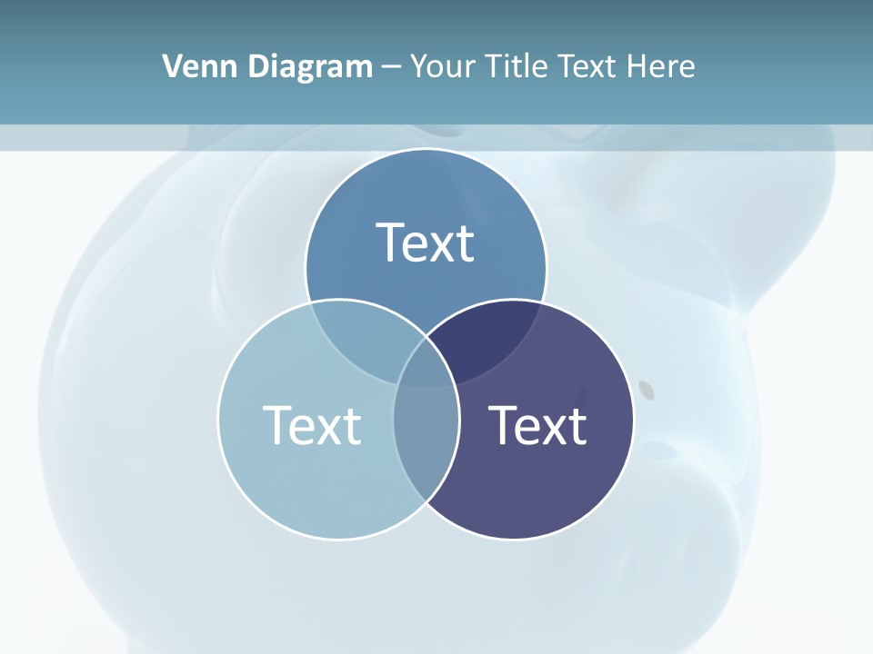 Finance Blue Savings PowerPoint Template