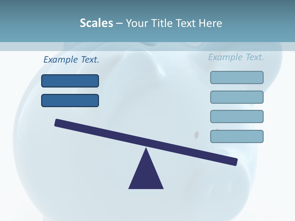 Finance Blue Savings PowerPoint Template