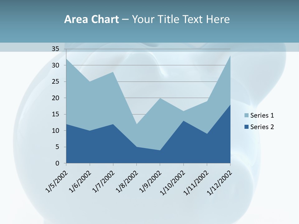 Finance Blue Savings PowerPoint Template