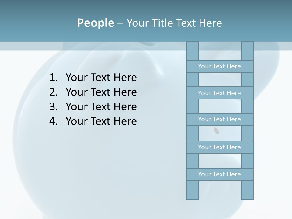 Finance Blue Savings PowerPoint Template
