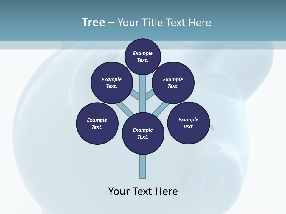 Finance Blue Savings PowerPoint Template