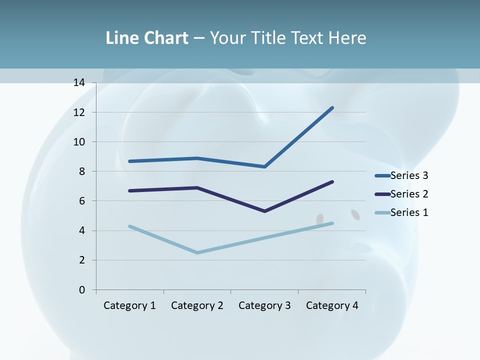Finance Blue Savings PowerPoint Template