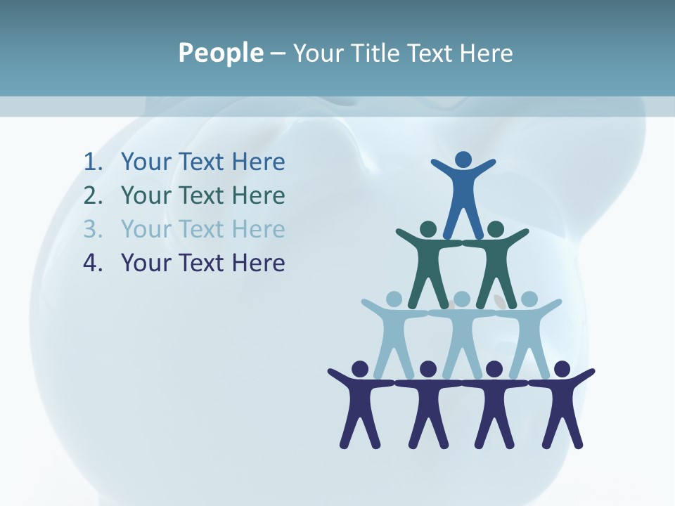 Finance Blue Savings PowerPoint Template