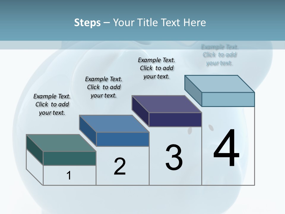 Finance Blue Savings PowerPoint Template
