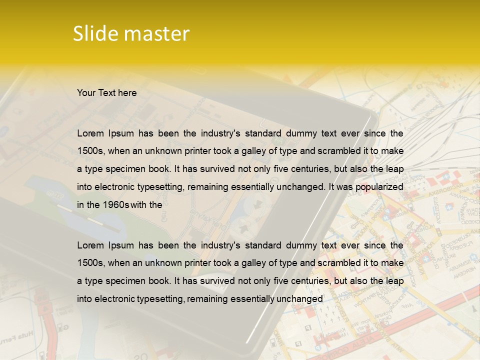 Transport Global Road PowerPoint Template