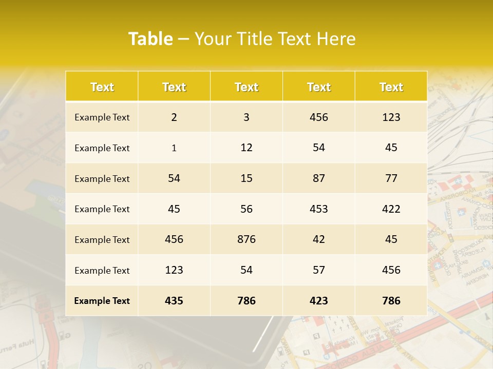 Transport Global Road PowerPoint Template