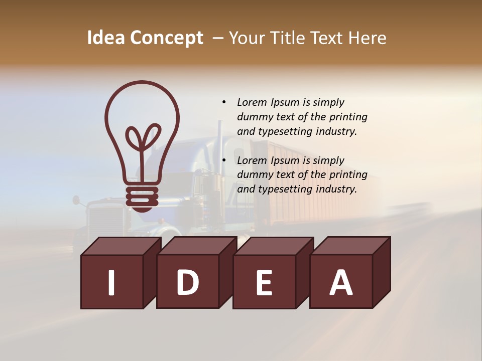 Motion Landscape Trailer PowerPoint Template