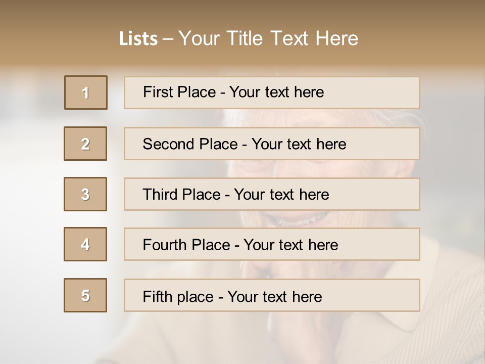 Friendly Retired  PowerPoint Template
