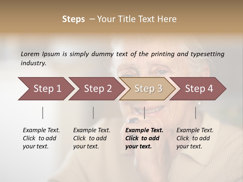 Friendly Retired  PowerPoint Template