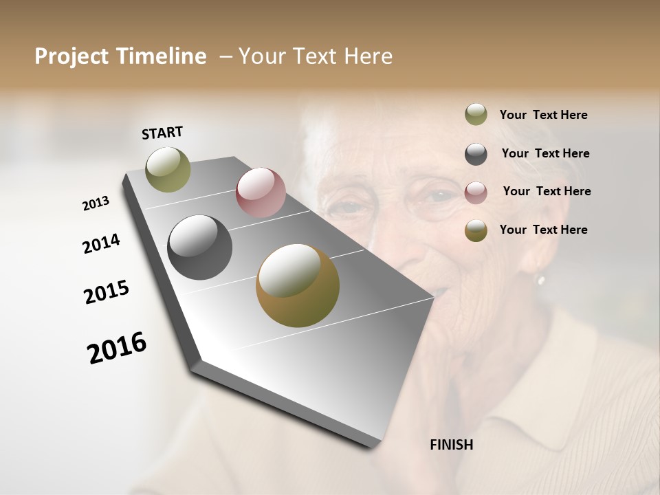 Friendly Retired  PowerPoint Template