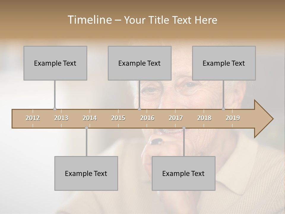 Friendly Retired  PowerPoint Template