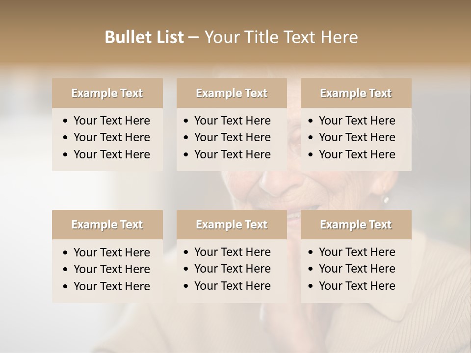 Friendly Retired  PowerPoint Template