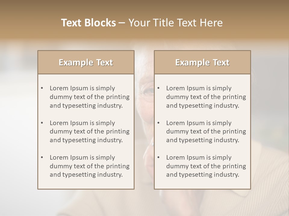 Friendly Retired  PowerPoint Template