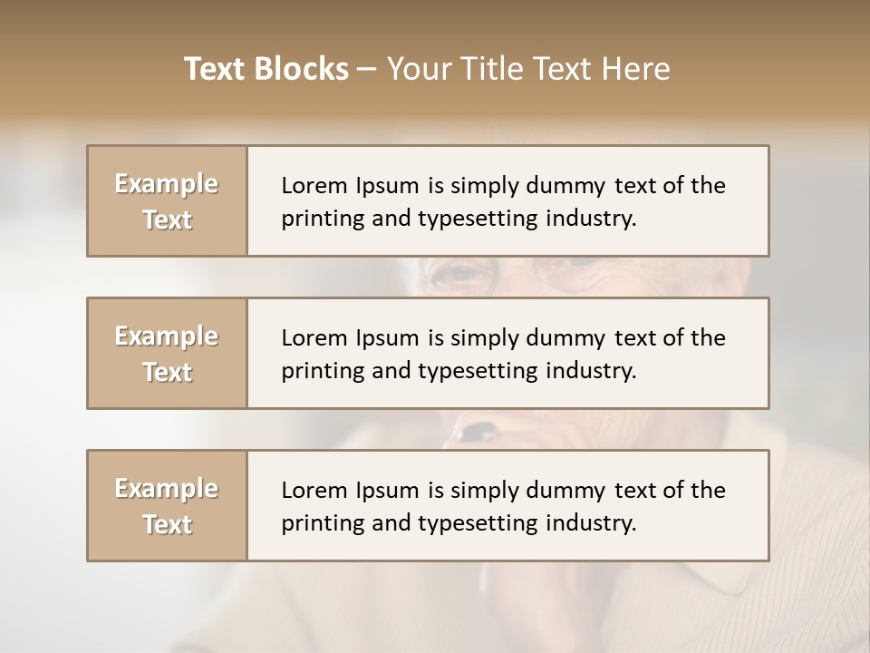 Friendly Retired  PowerPoint Template