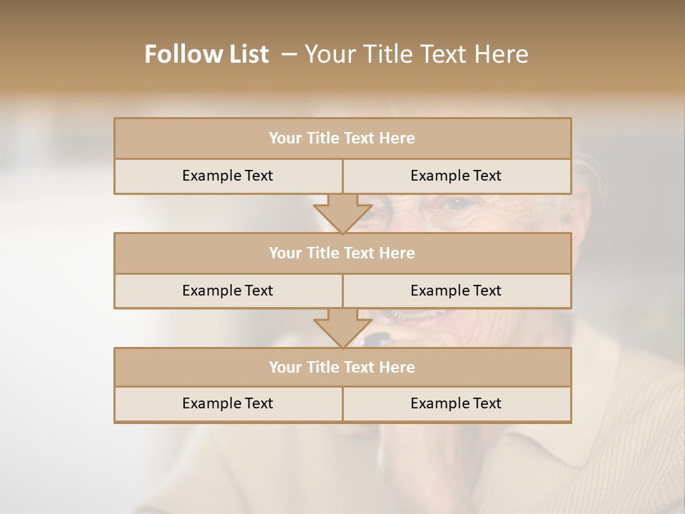 Friendly Retired  PowerPoint Template