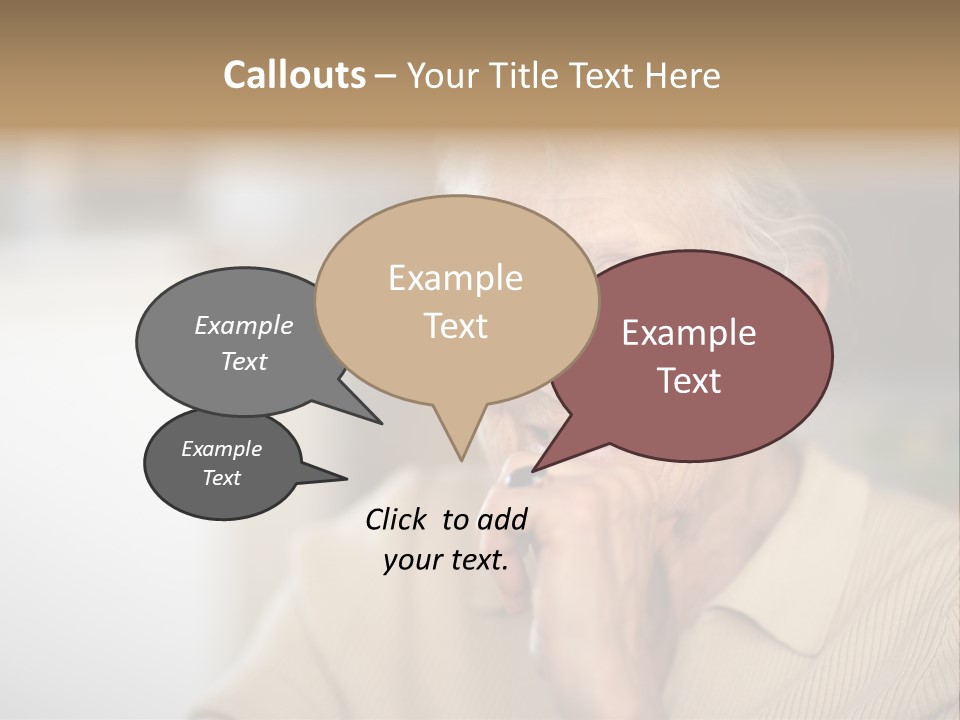Friendly Retired  PowerPoint Template