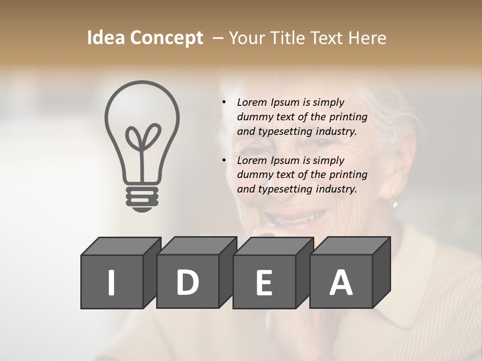 Friendly Retired  PowerPoint Template