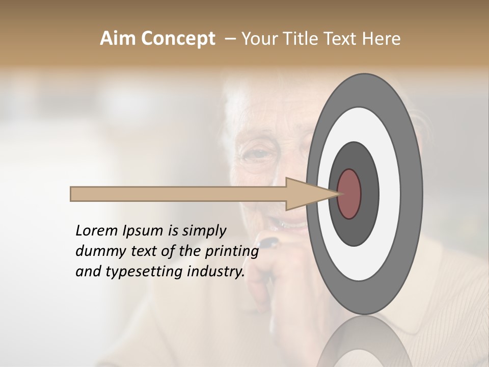 Friendly Retired  PowerPoint Template