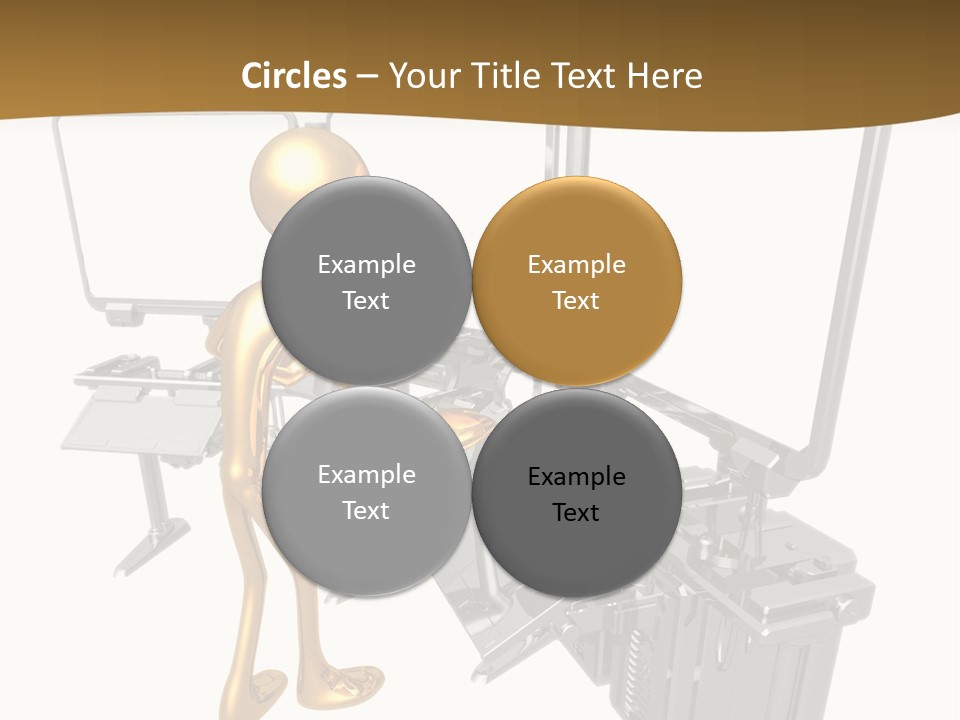 Security Abstract Center PowerPoint Template