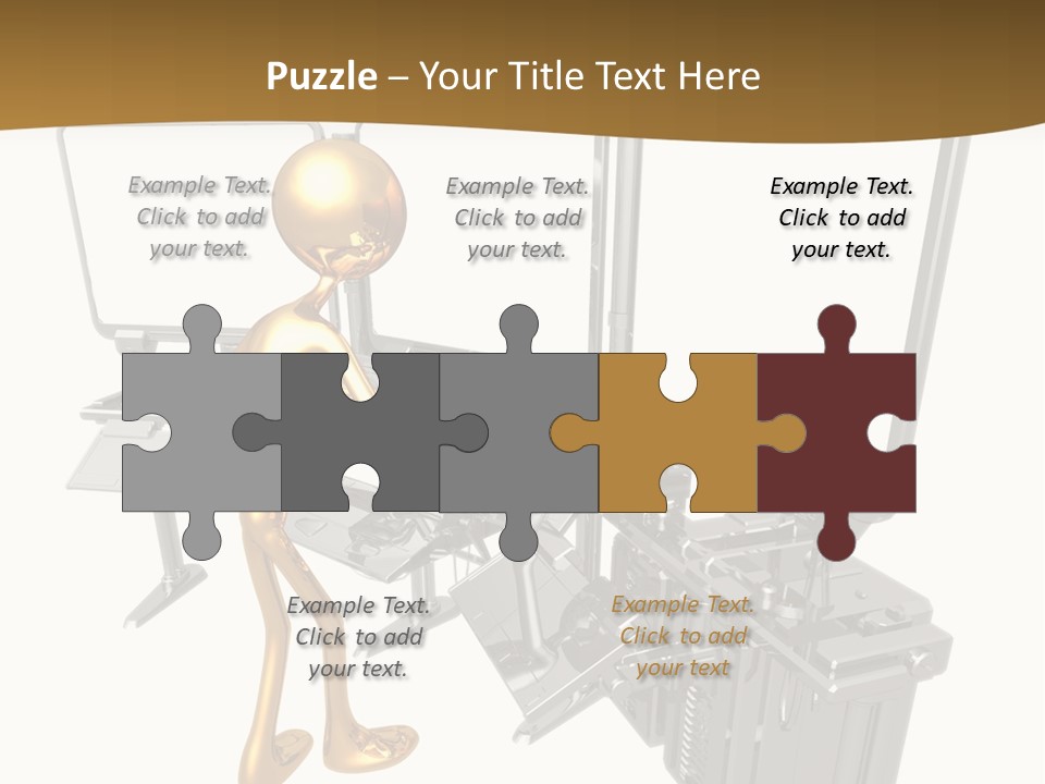Security Abstract Center PowerPoint Template