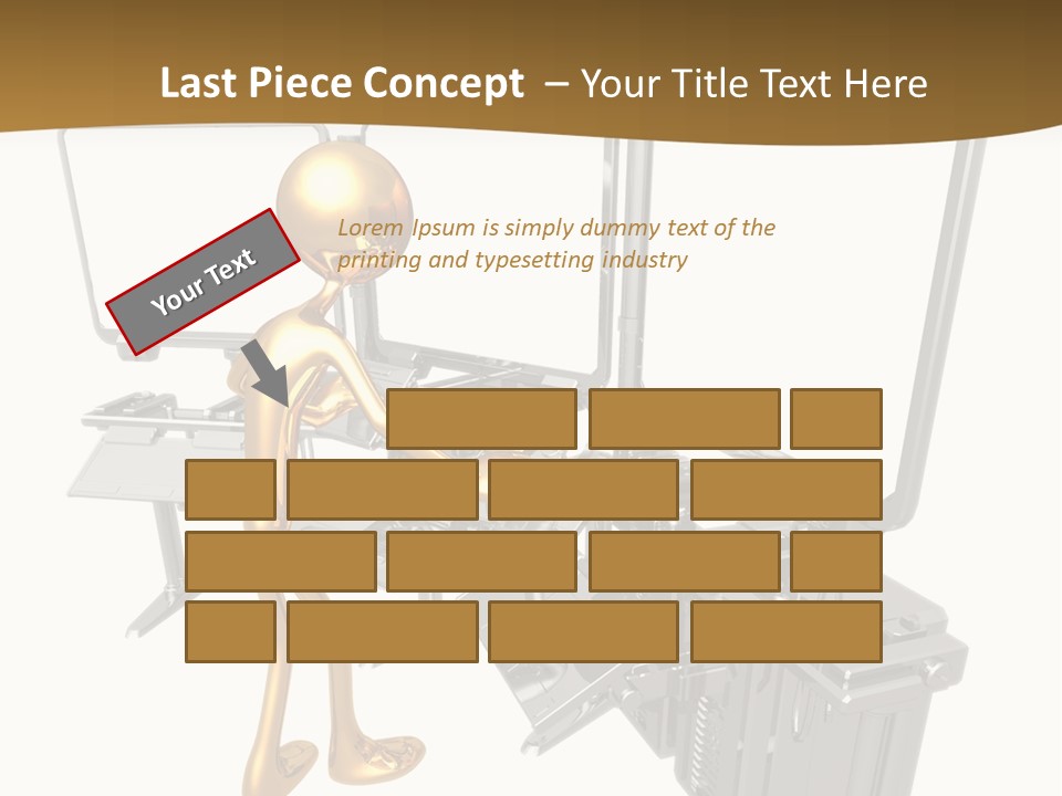 Security Abstract Center PowerPoint Template