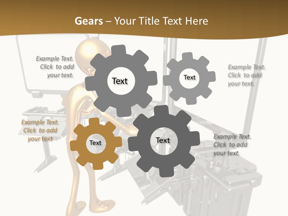 Security Abstract Center PowerPoint Template