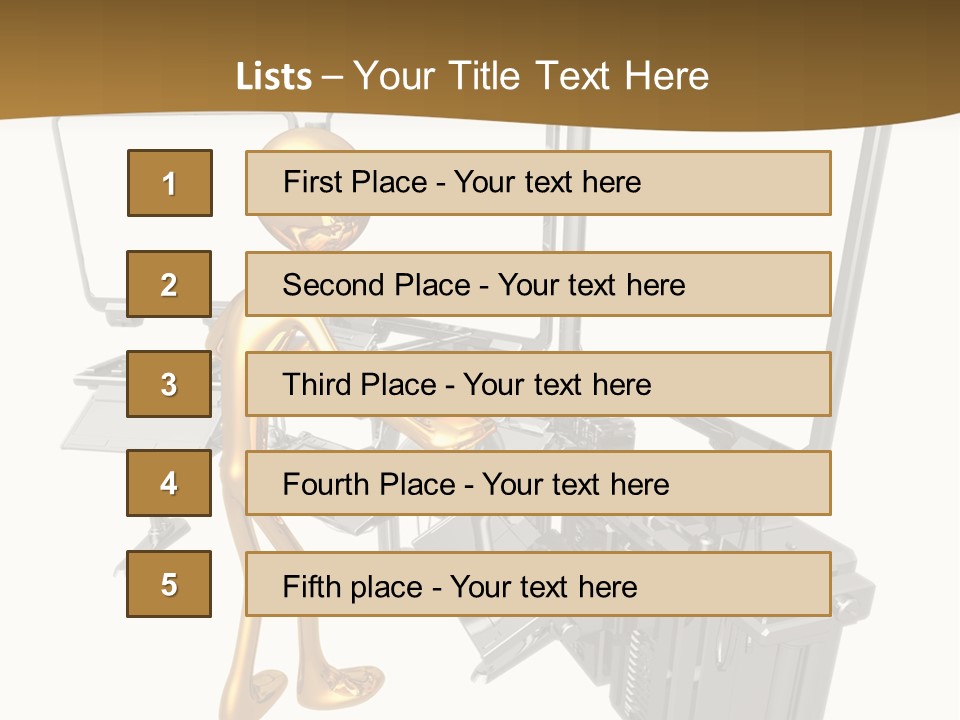 Security Abstract Center PowerPoint Template