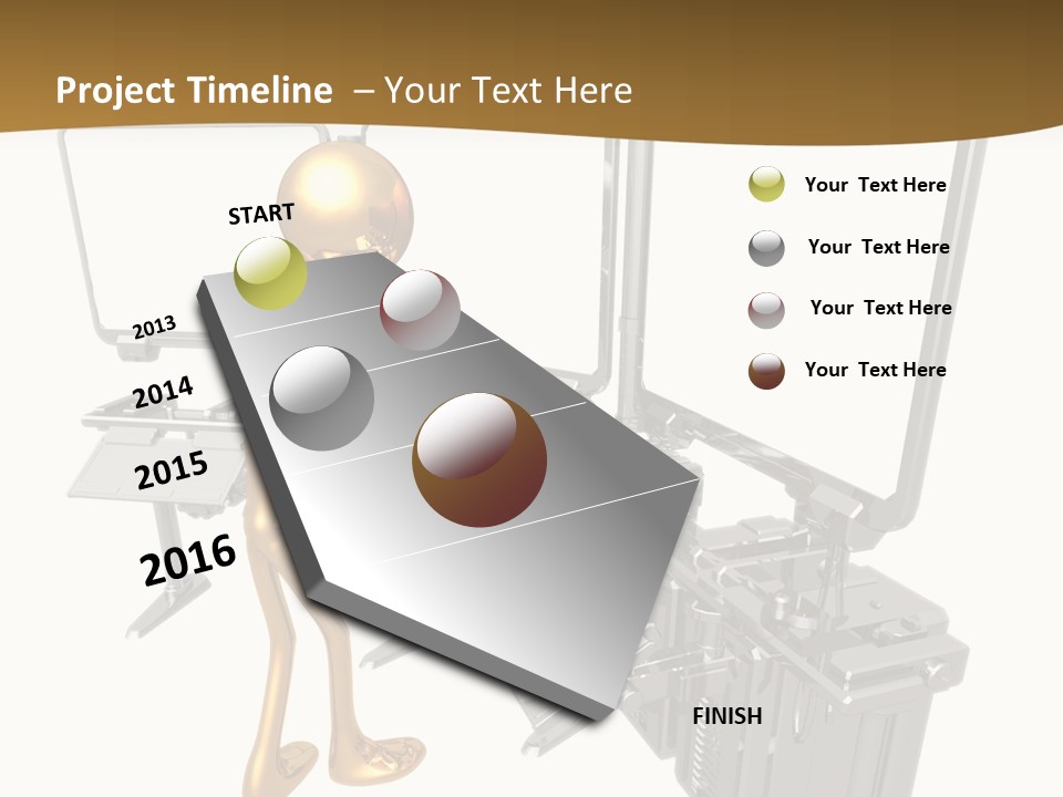 Security Abstract Center PowerPoint Template