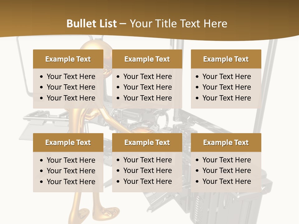 Security Abstract Center PowerPoint Template