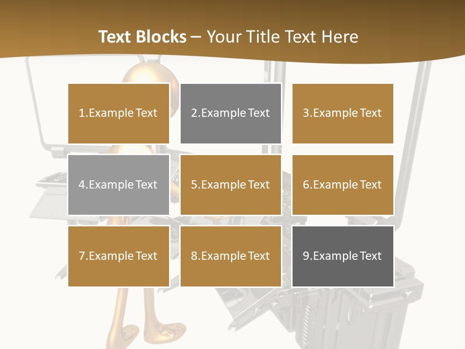 Security Abstract Center PowerPoint Template