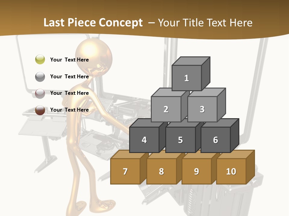 Security Abstract Center PowerPoint Template