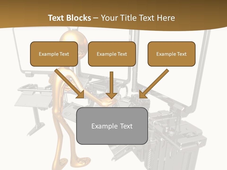 Security Abstract Center PowerPoint Template