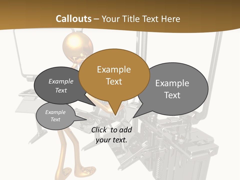 Security Abstract Center PowerPoint Template