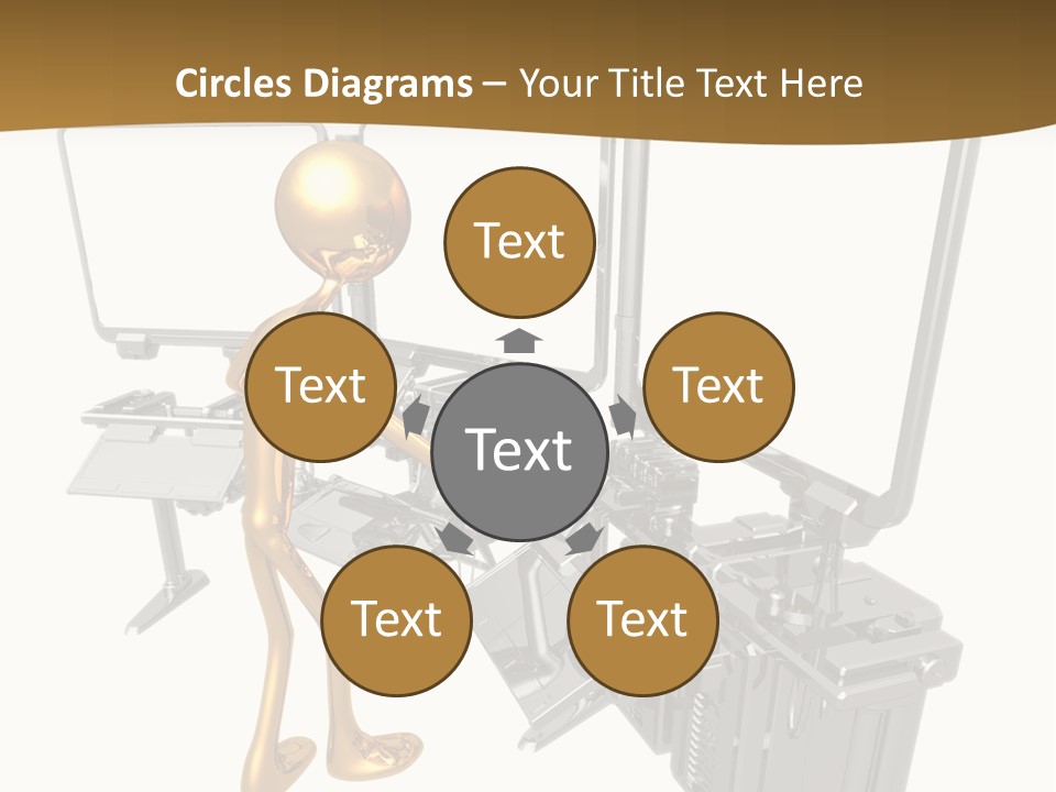 Security Abstract Center PowerPoint Template