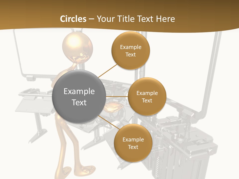 Security Abstract Center PowerPoint Template