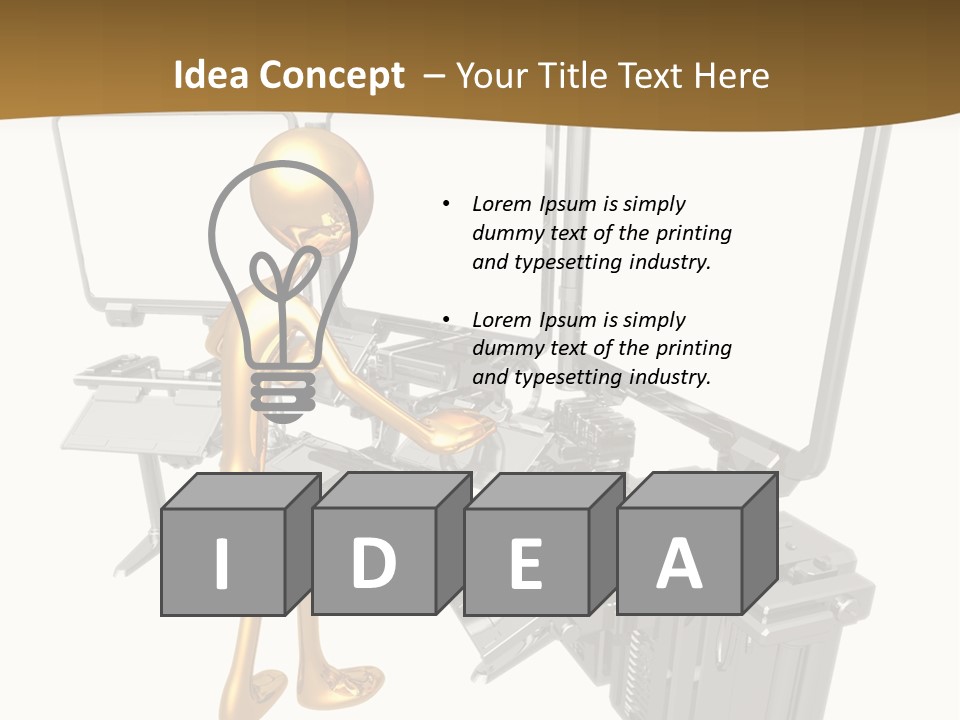 Security Abstract Center PowerPoint Template
