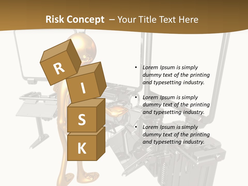 Security Abstract Center PowerPoint Template