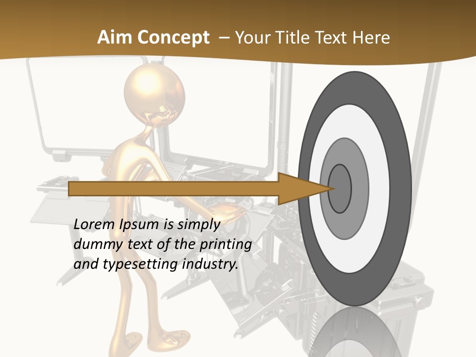 Security Abstract Center PowerPoint Template