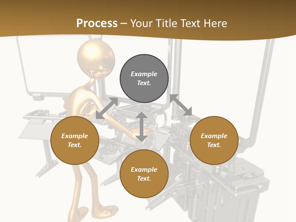 Security Abstract Center PowerPoint Template