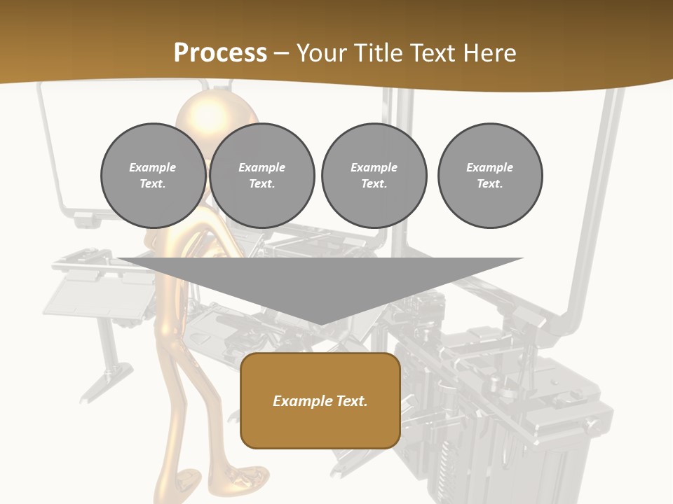 Security Abstract Center PowerPoint Template