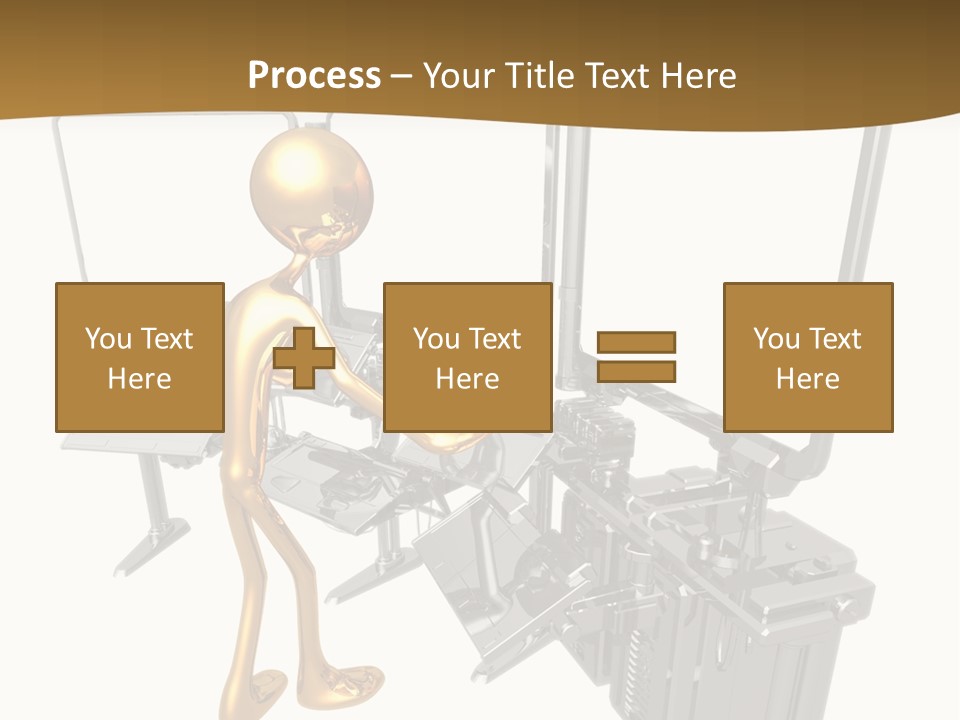 Security Abstract Center PowerPoint Template