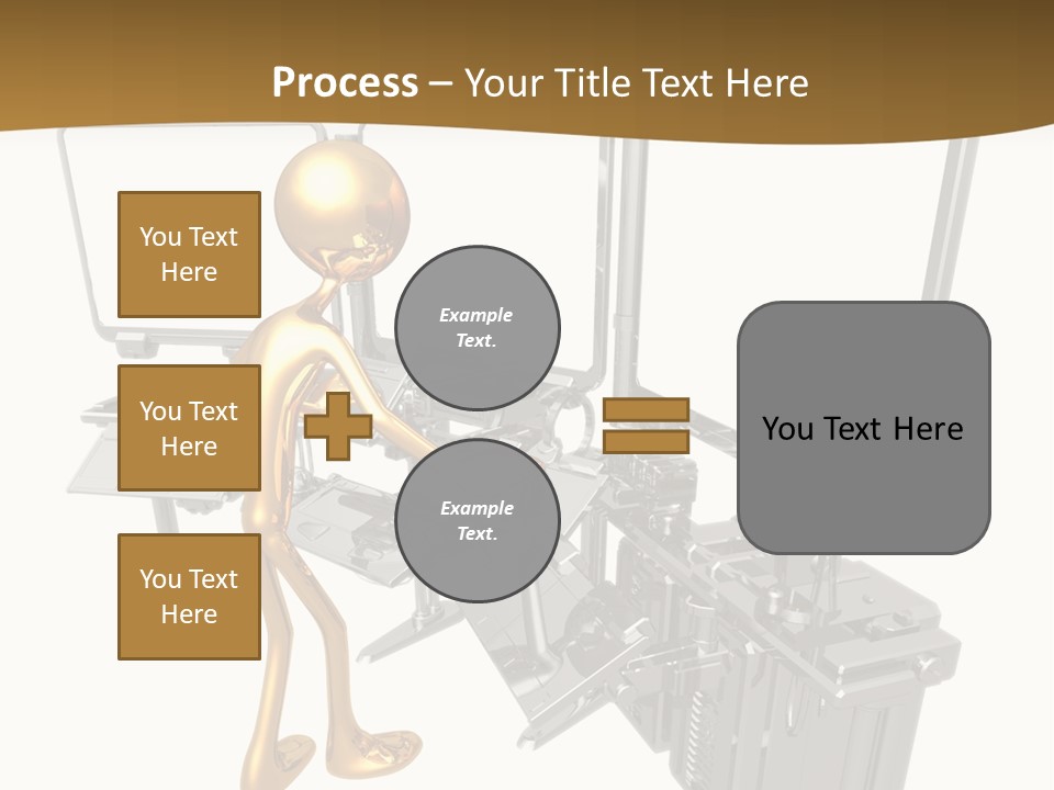 Security Abstract Center PowerPoint Template