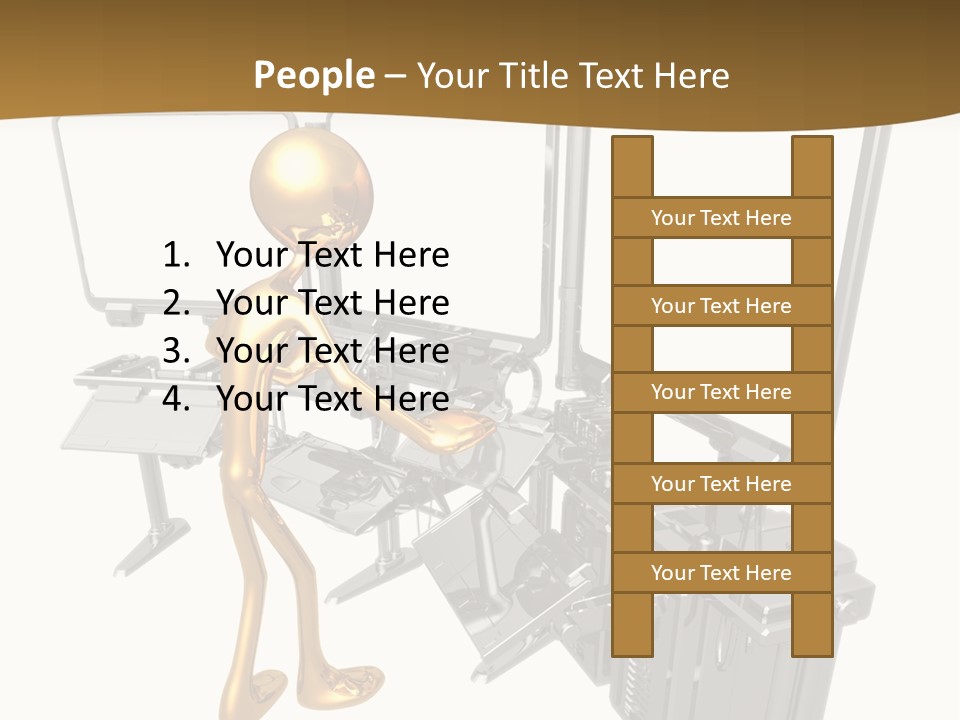 Security Abstract Center PowerPoint Template