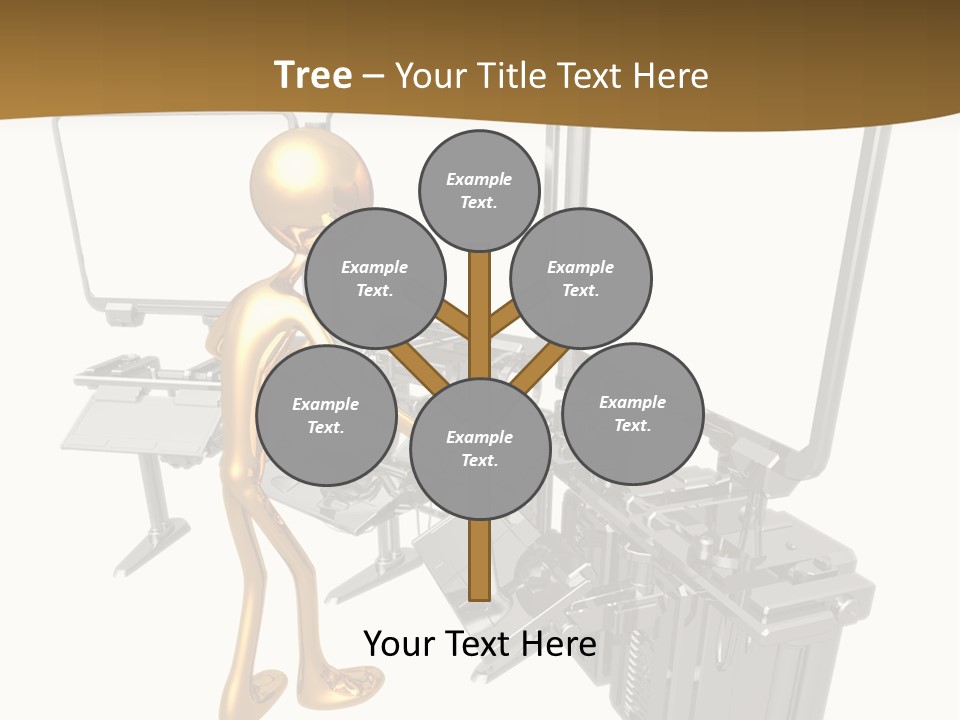 Security Abstract Center PowerPoint Template