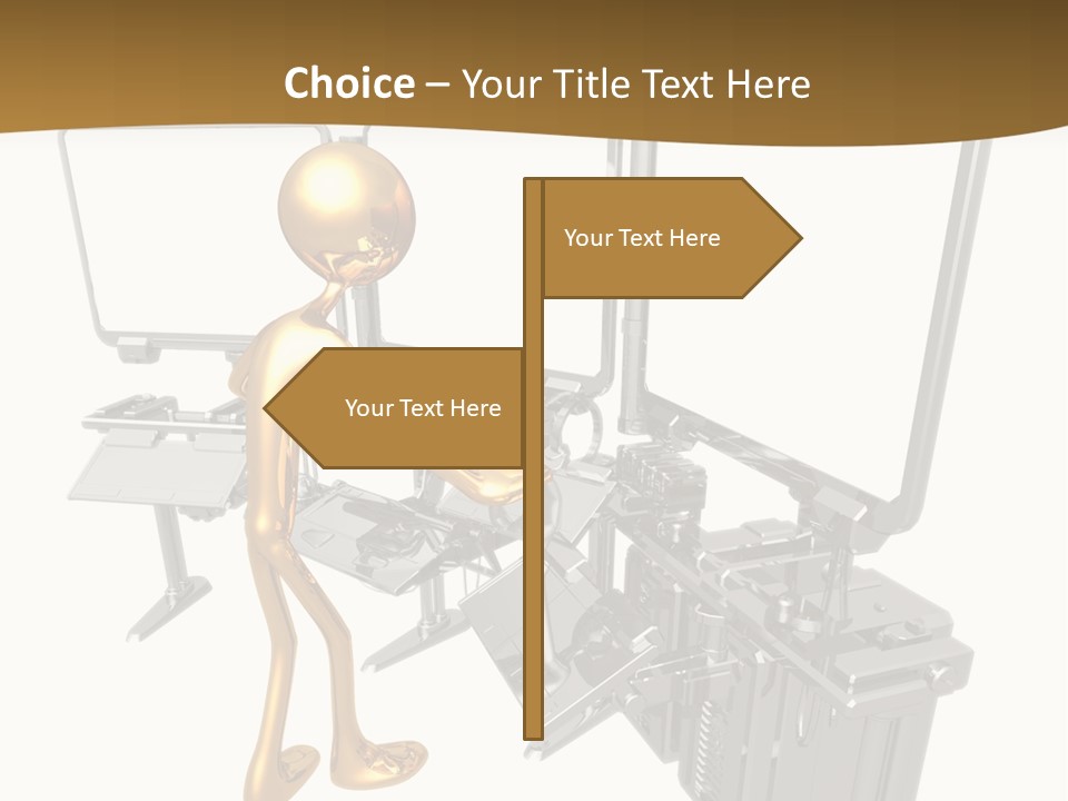 Security Abstract Center PowerPoint Template